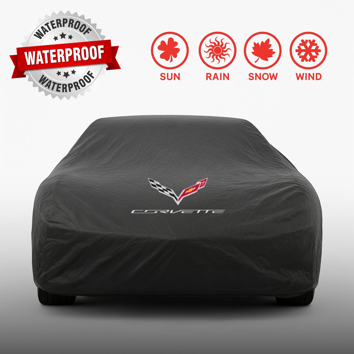 CORVETTE C7 GRANDSPORT 2017-2019 Waterproof Car Cover - Custom Fit
