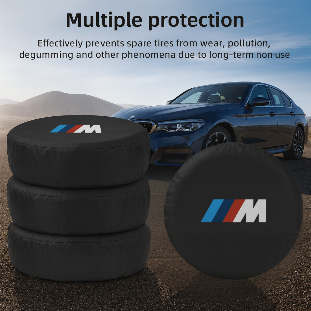 BMW Tire Cover – Premium Waterproof Wheel Protector | Perfect for M Series & Luxury Models