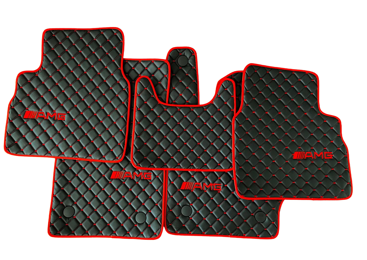 For Mercedes Benz AMG CLS53 Car Floor Mats Custom fit Leather for all AMG CLS53 Model Waterproof Carpet Liner