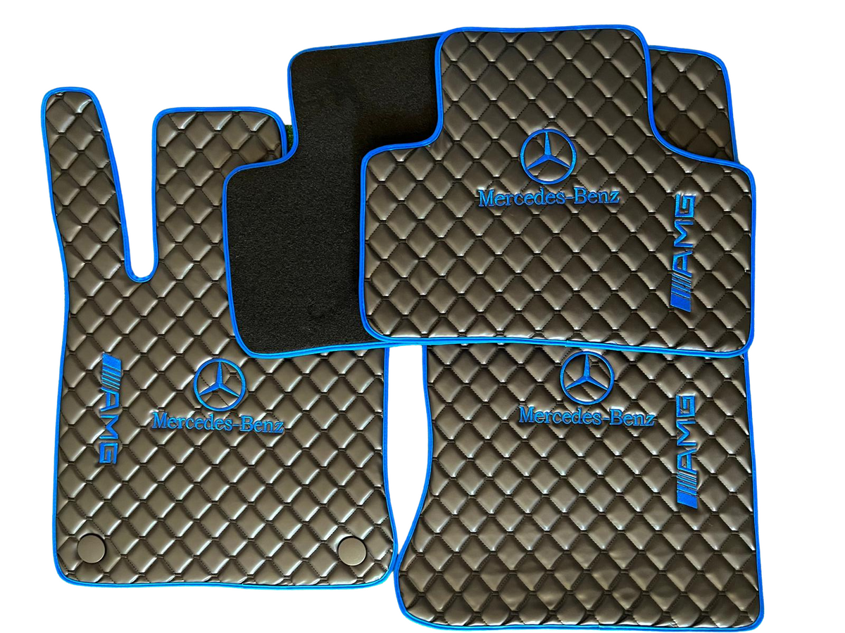 For Mercedes Benz & AMG CLA45 Car Floor Mats Custom fit Leather for all AMG CLA45 Model Waterproof Carpet Liner