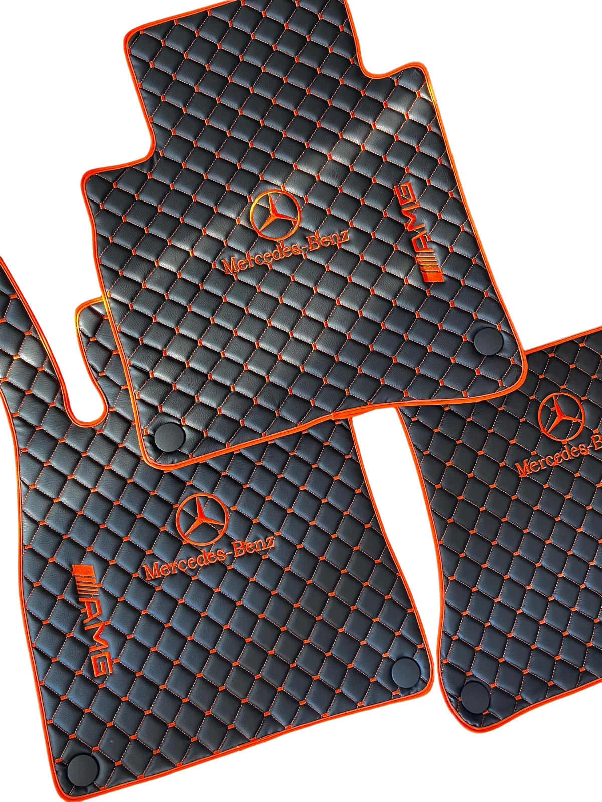 For Mercedes Benz & AMG GT63 Car Floor Mats Custom fit Leather for all AMG GT63 Model Waterproof Carpet Liner