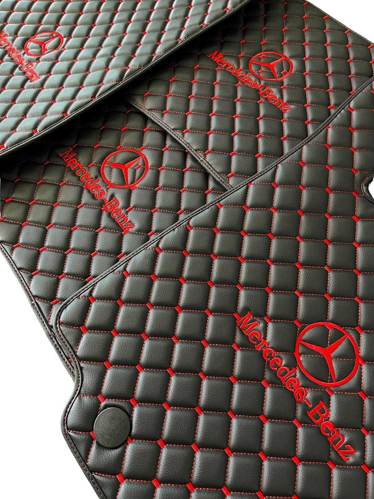 For Mercedes Benz GLE 450 Car Floor Mats Custom fit Leather for all Model Waterproof Carpet Liner