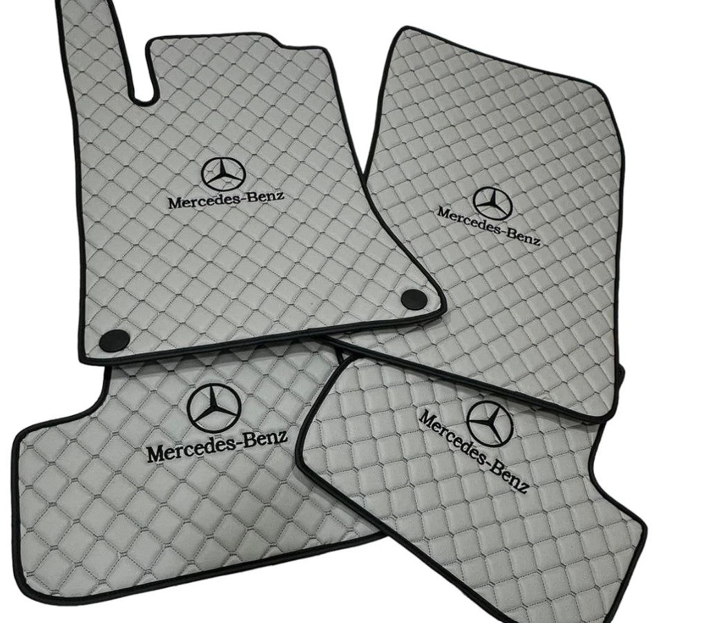 For Mercedes Benz GLE 450 Car Floor Mats Custom fit Leather for all Model Waterproof Carpet Liner