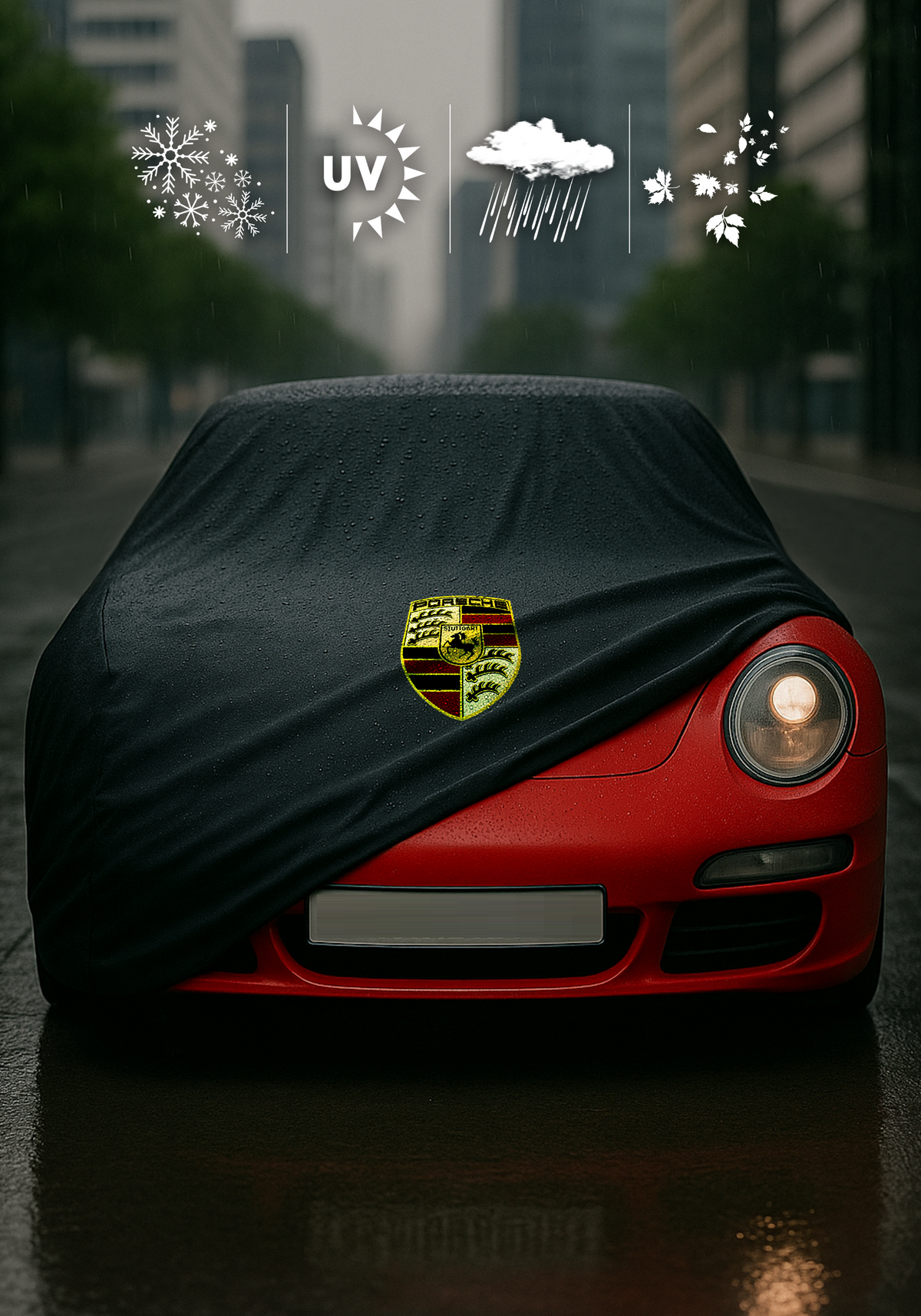 PORSCHE 911 997 Cabriolet 2005-2008 Waterproof Car Cover Custom Fit