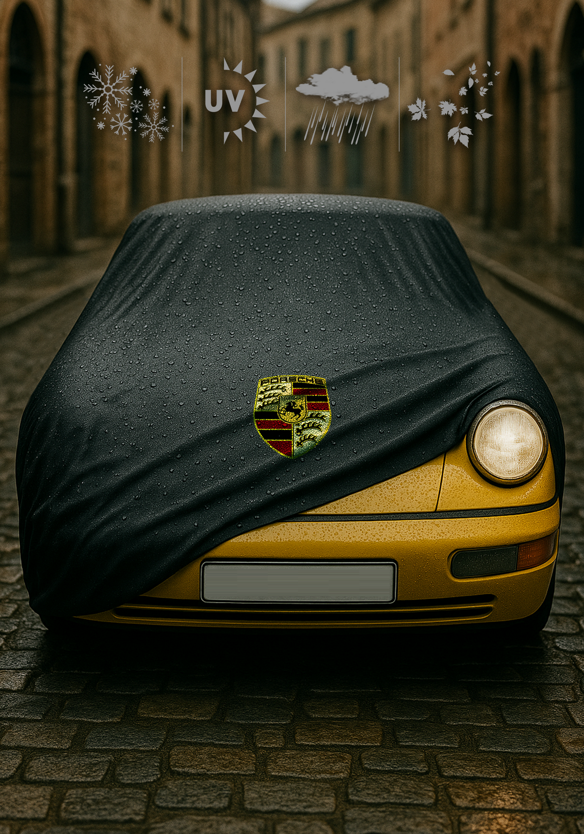 PORSCHE 911 CABRIOLET 993 1994-1997 Waterproof Car Cover Custom Fit