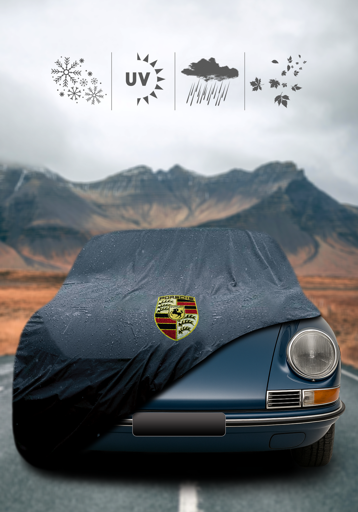 PORSCHE 911 TARGA (G) Waterproof Car Cover Custom Fit