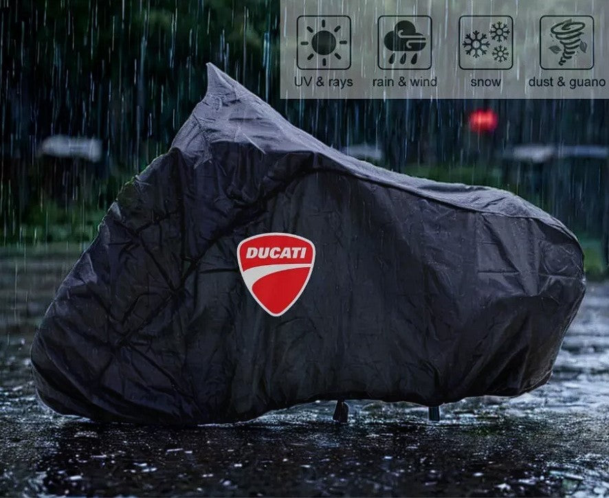 Ducati Outdoor Motorcycle Cover - Rain and Hail Protection