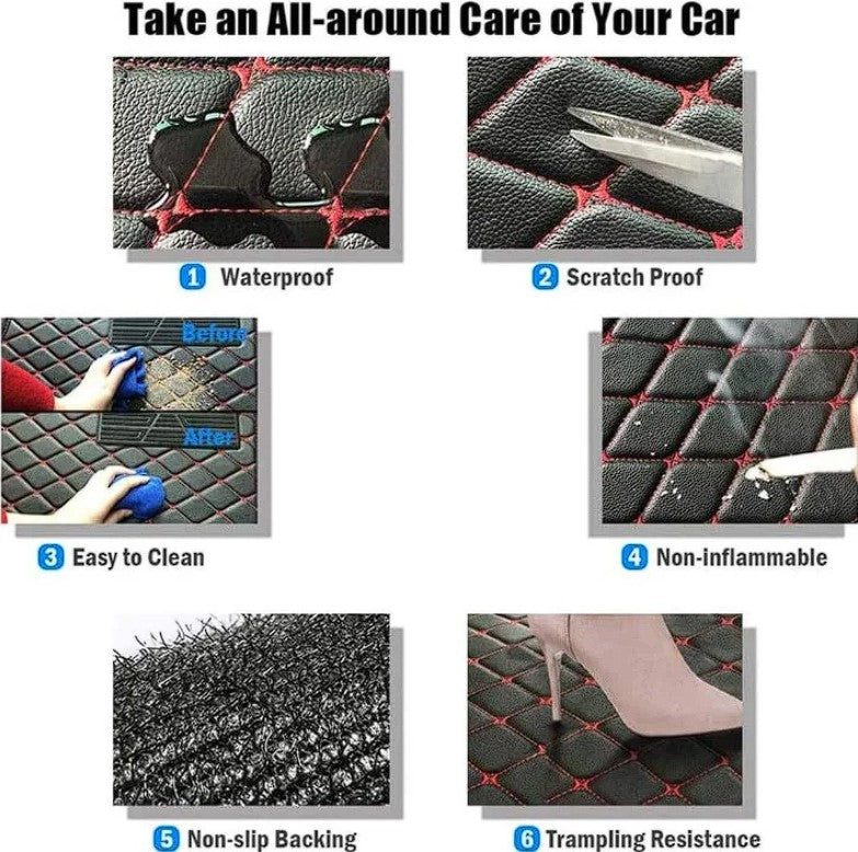 Audi Cargo Trunk Leather Mat Boot Liner for All Audi Models, Custom Produce