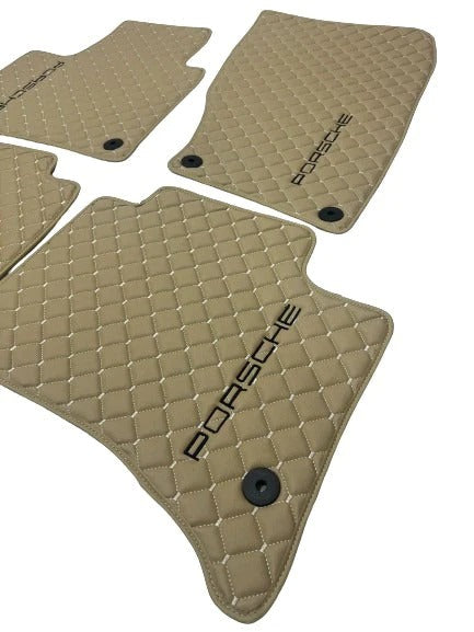 For Porsche Car Floor Mats Custom fit Leather for all Porsche Model Waterproof Carpet Liner