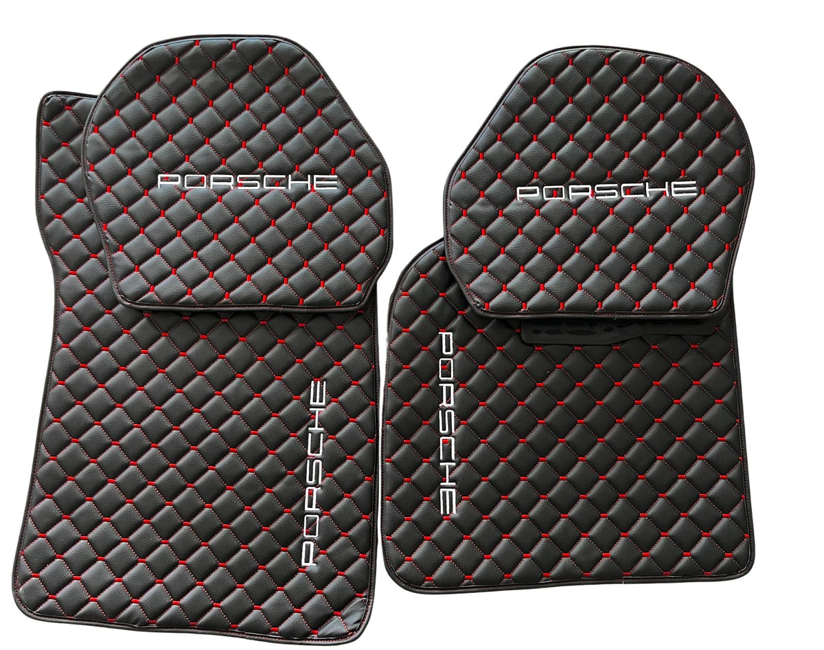 For Porsche Car Floor Mats Custom fit Leather for all Porsche Model Waterproof Carpet Liner