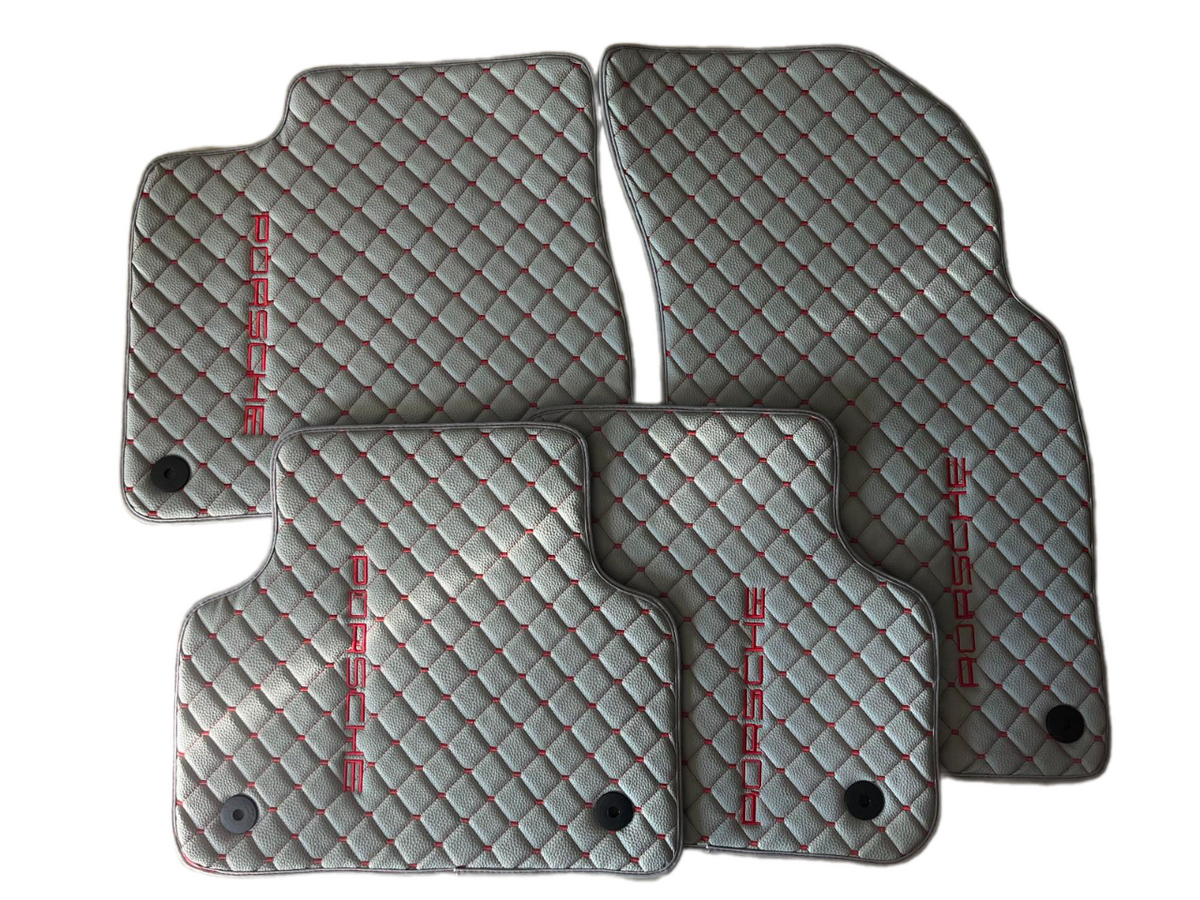 For Porsche Car Floor Mats Custom fit Leather for all Porsche Model Waterproof Carpet Liner