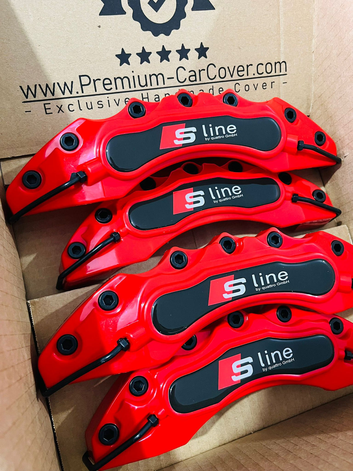 AUDI S LINE Caliper Cover, High-Quality, Heat-Resistant Protection, AUDI S LINE Caliper,Brake Caliper Covers