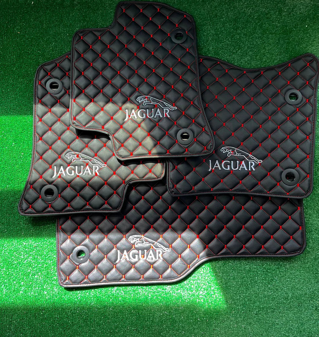 For Jaguar Car Floor Mats Custom fit Leather for all Jaguar Model Waterproof Carpet Liner