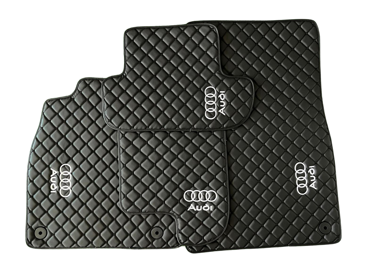 For Audi Q2 Car Floor Mats Custom fit Leather for all Audi Model Waterproof Carpet Liner
