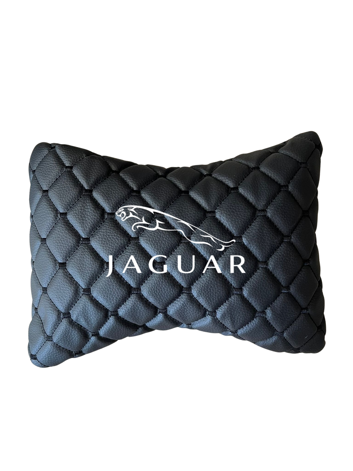 2 PCS Leather Car Neck Pillow Compatible with All Jaguar Model