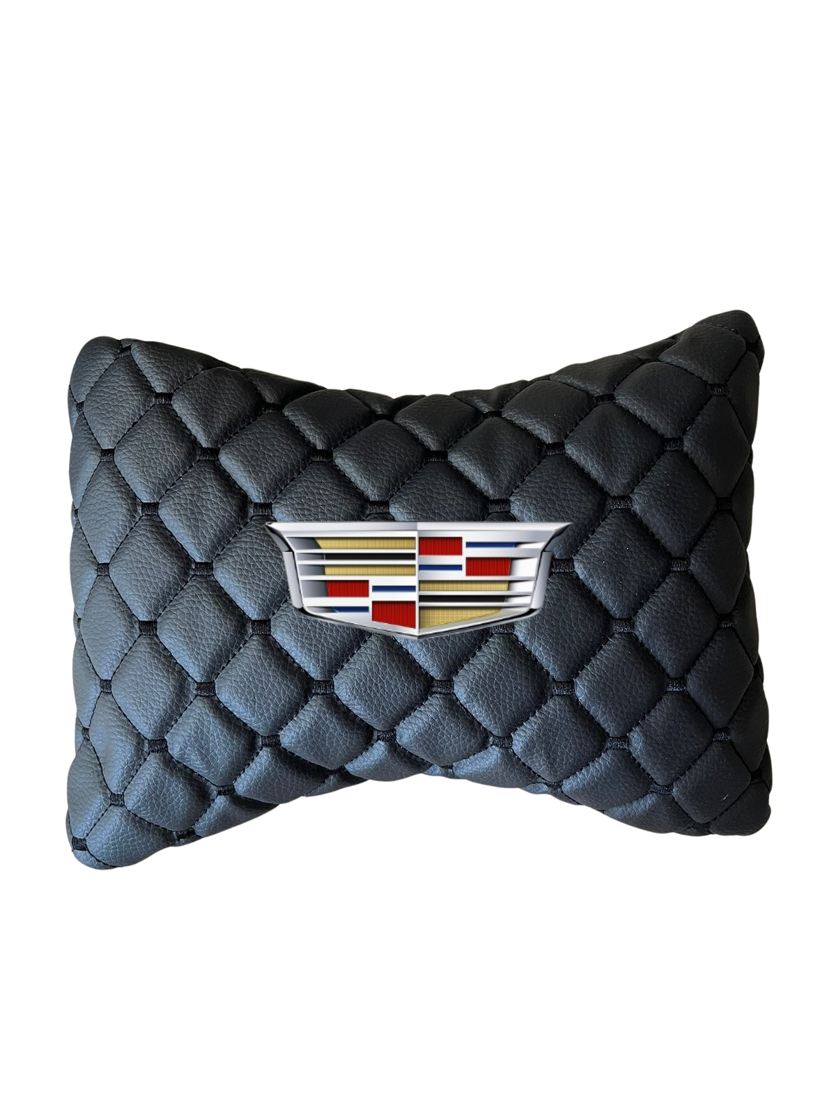 2 PCS Leather Car Neck Pillow Compatible with All Cadillac Model