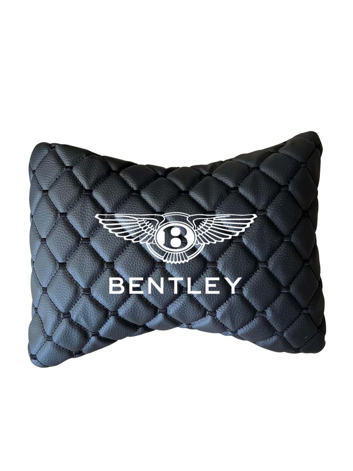 2 PCS Leather Car Neck Pillow Compatible with All Bentley