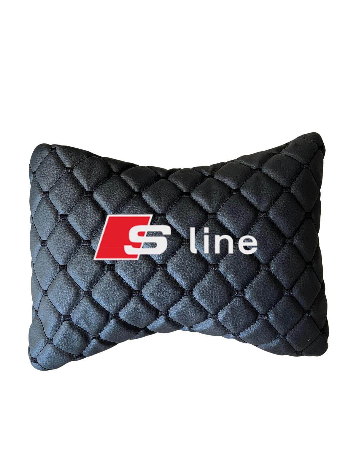 2 PCS Leather Car Neck Pillow Compatible with All Audi Sline Model