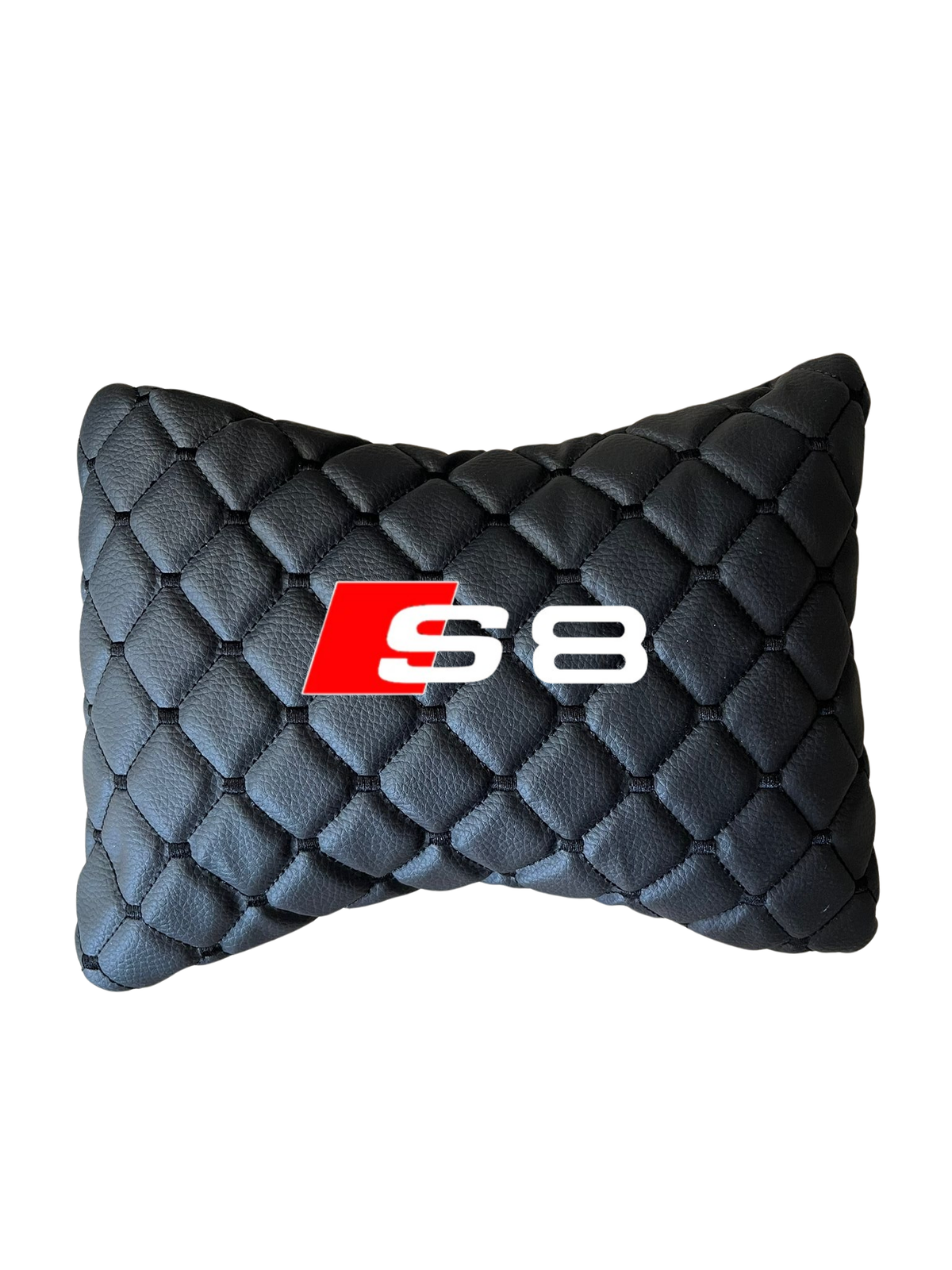 2 PCS Leather Car Neck Pillow Compatible with All Audi S8 Model