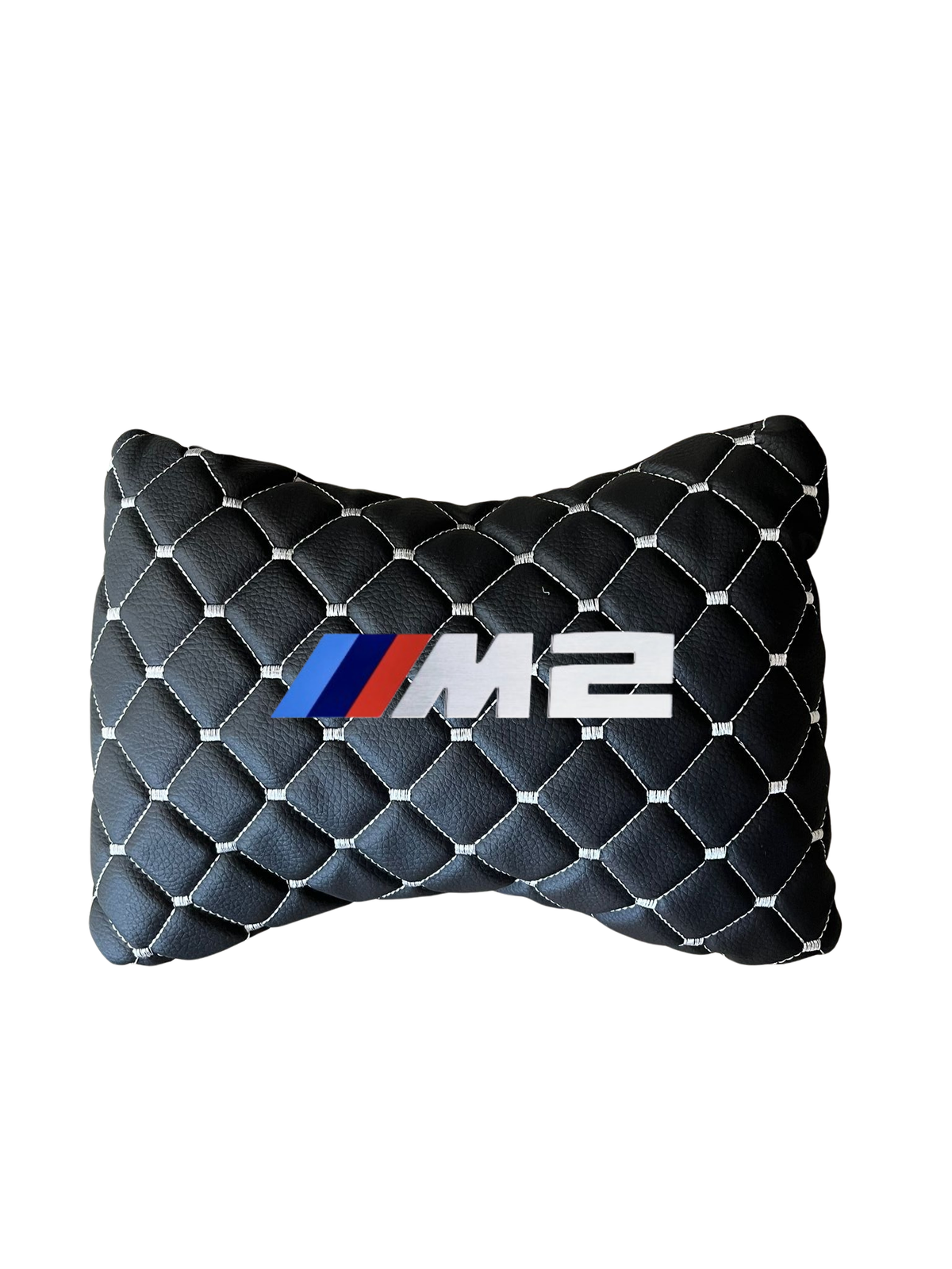 2 PCS Leather Car Neck Pillow Compatible with All BMW M2 Series