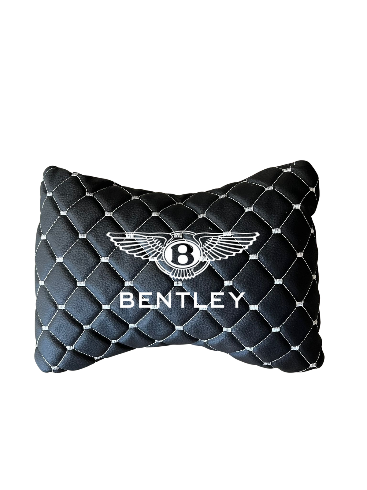 2 PCS Leather Car Neck Pillow Compatible with All Bentley