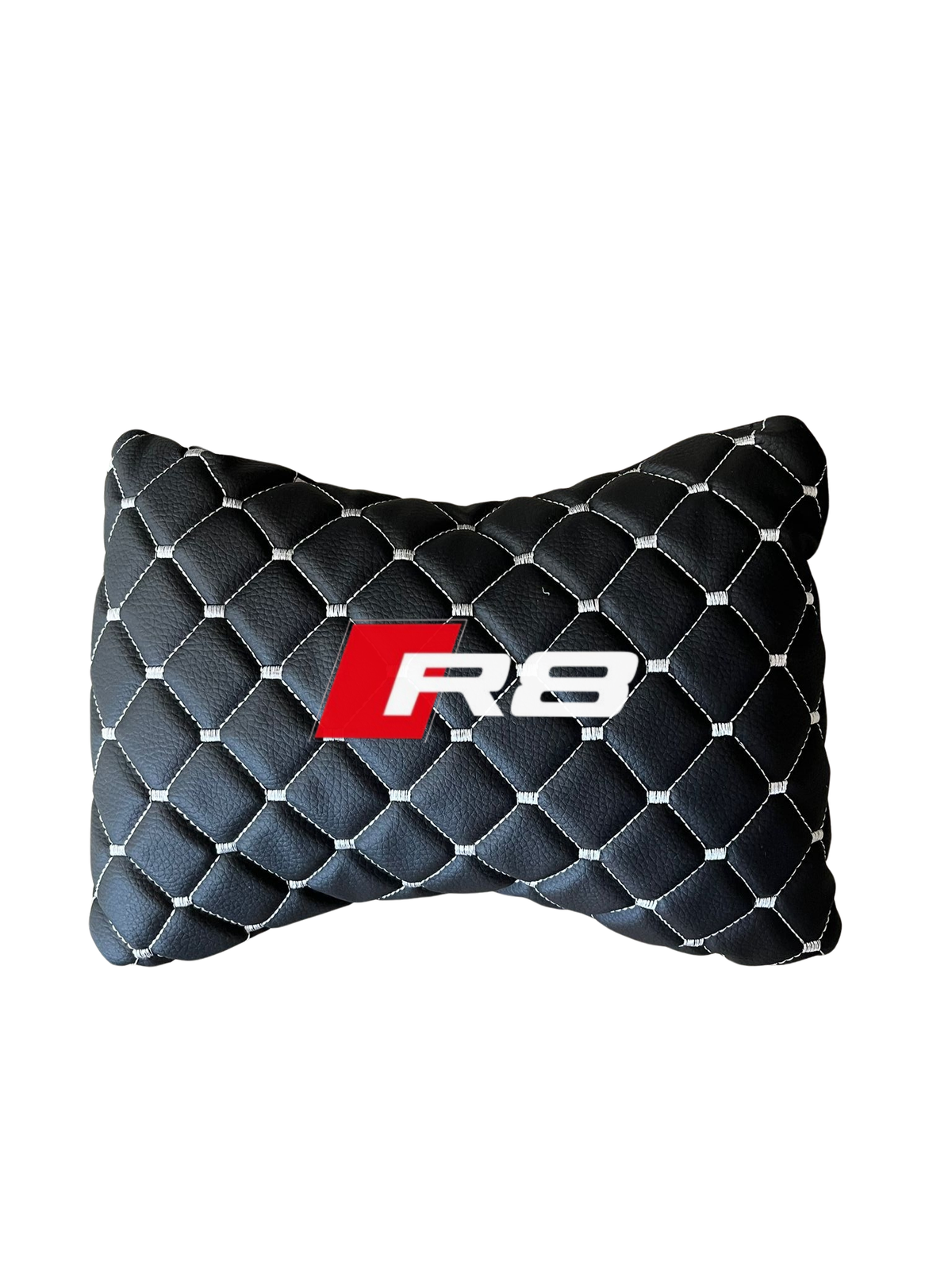 2 PCS Leather Car Neck Pillow Compatible with All Audi R8 Model