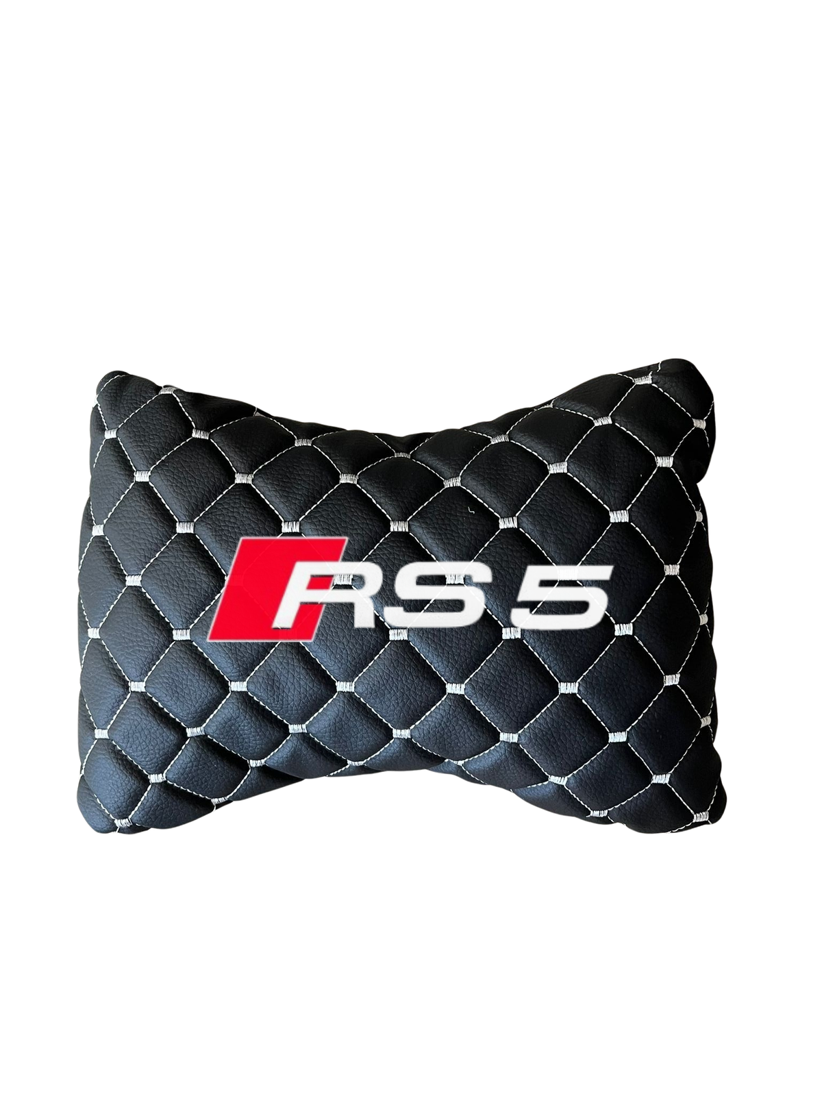 2 PCS Leather Car Neck Pillow Compatible with All Audi RS5 Model