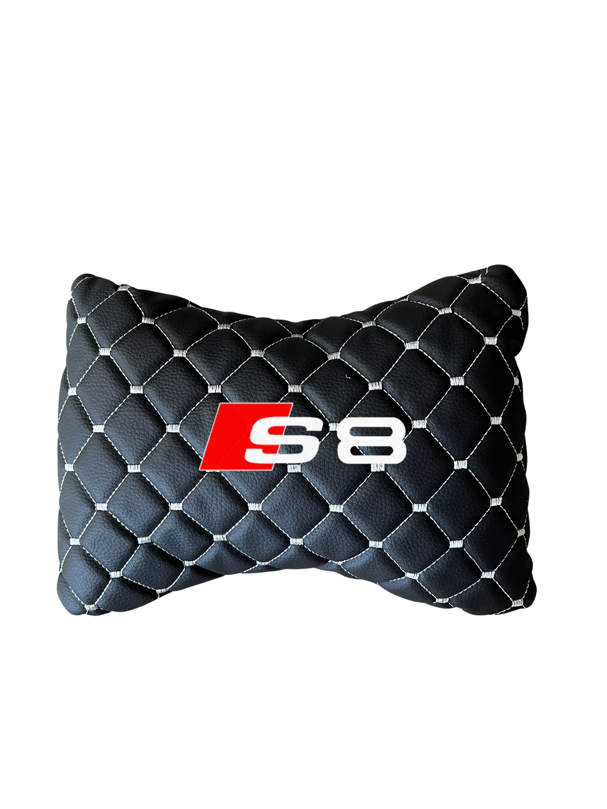 2 PCS Leather Car Neck Pillow Compatible with All Audi S8 Model