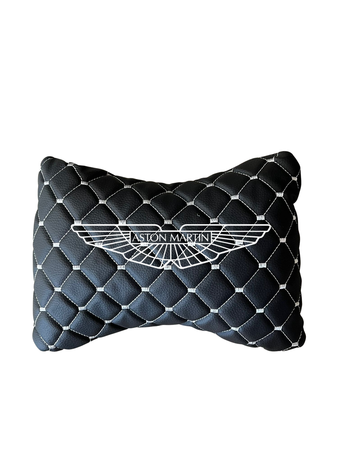 2 PCS Leather Car Neck Pillow Compatible with All Aston Martin Model