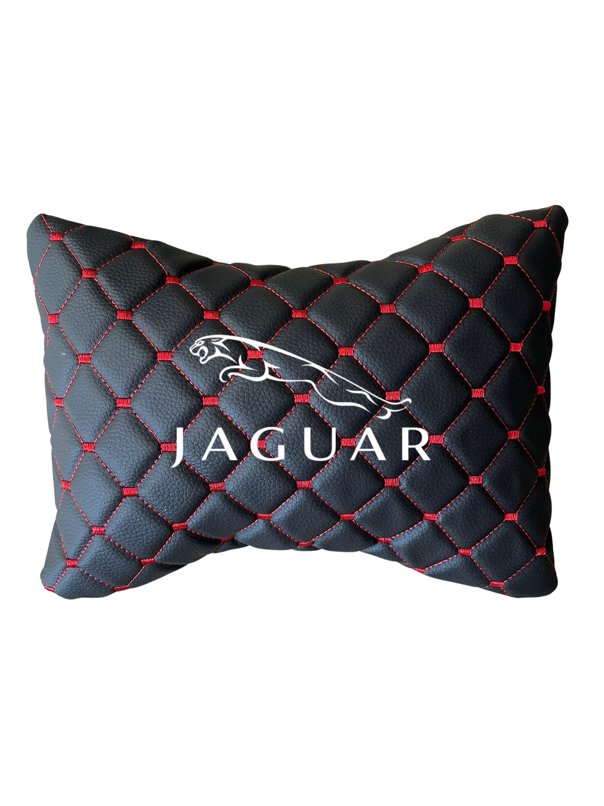 2 PCS Leather Car Neck Pillow Compatible with All Jaguar Model