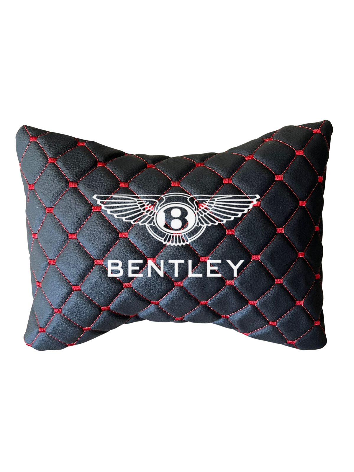 2 PCS Leather Car Neck Pillow Compatible with All Bentley