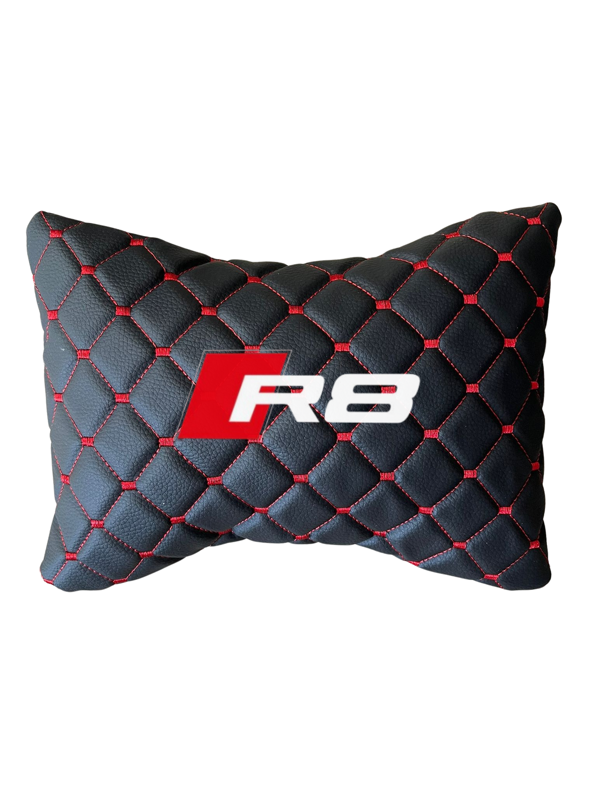 2 PCS Leather Car Neck Pillow Compatible with All Audi R8 Model