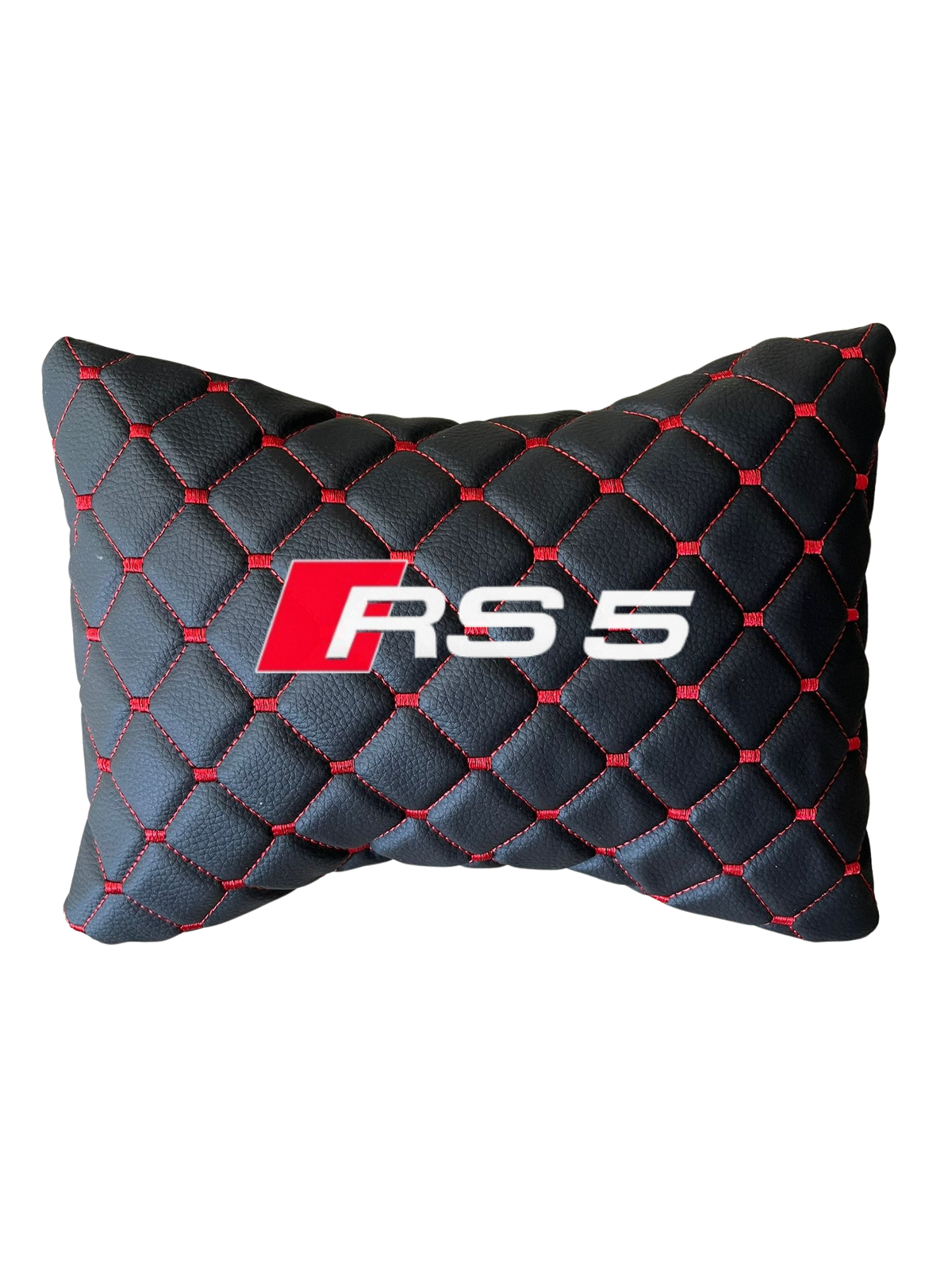 2 PCS Leather Car Neck Pillow Compatible with All Audi RS5 Model