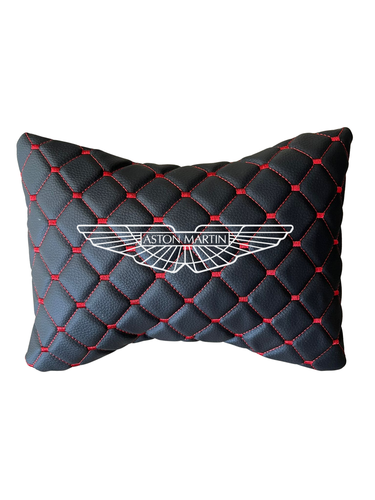 2 PCS Leather Car Neck Pillow Compatible with All Aston Martin Model