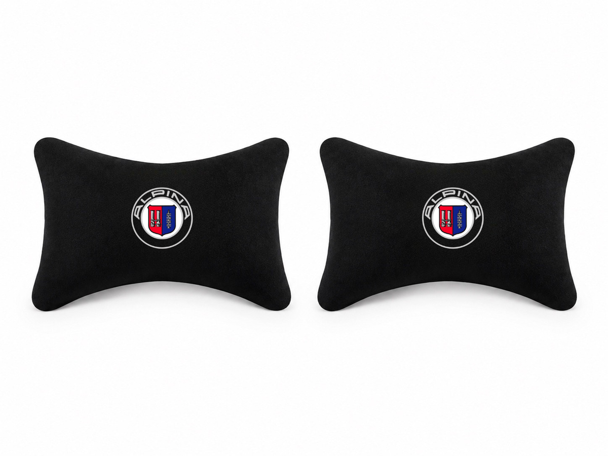 Bmw Alpina Velvet Neck Pillow, 2pcs