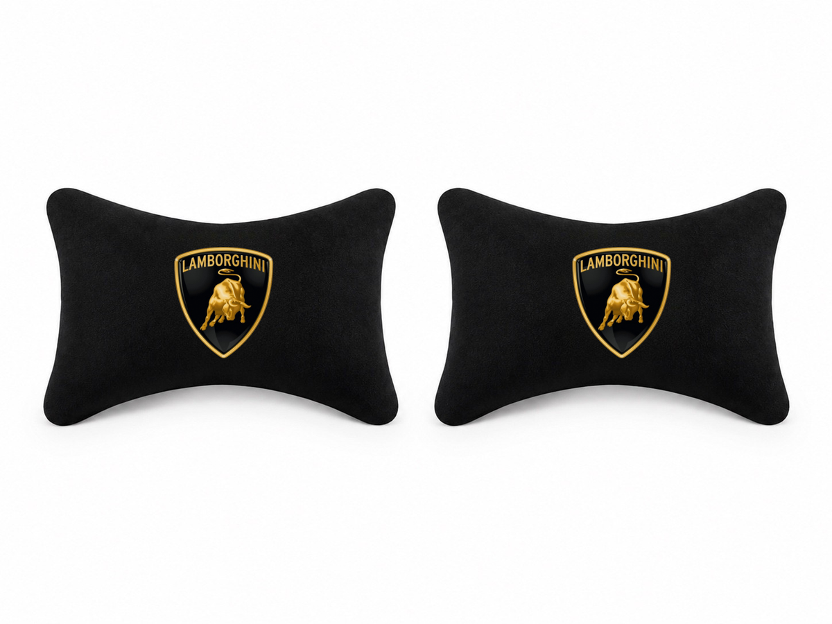 Lamborghini Velvet Neck Pillow, 2pcs