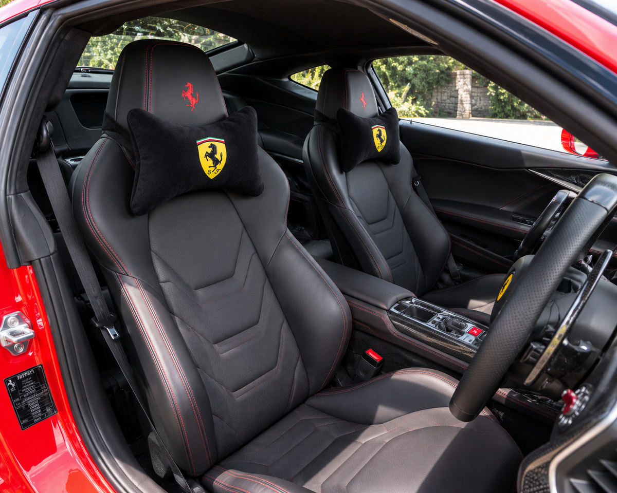 Ferrari Velvet Neck Pillow, 2pcs