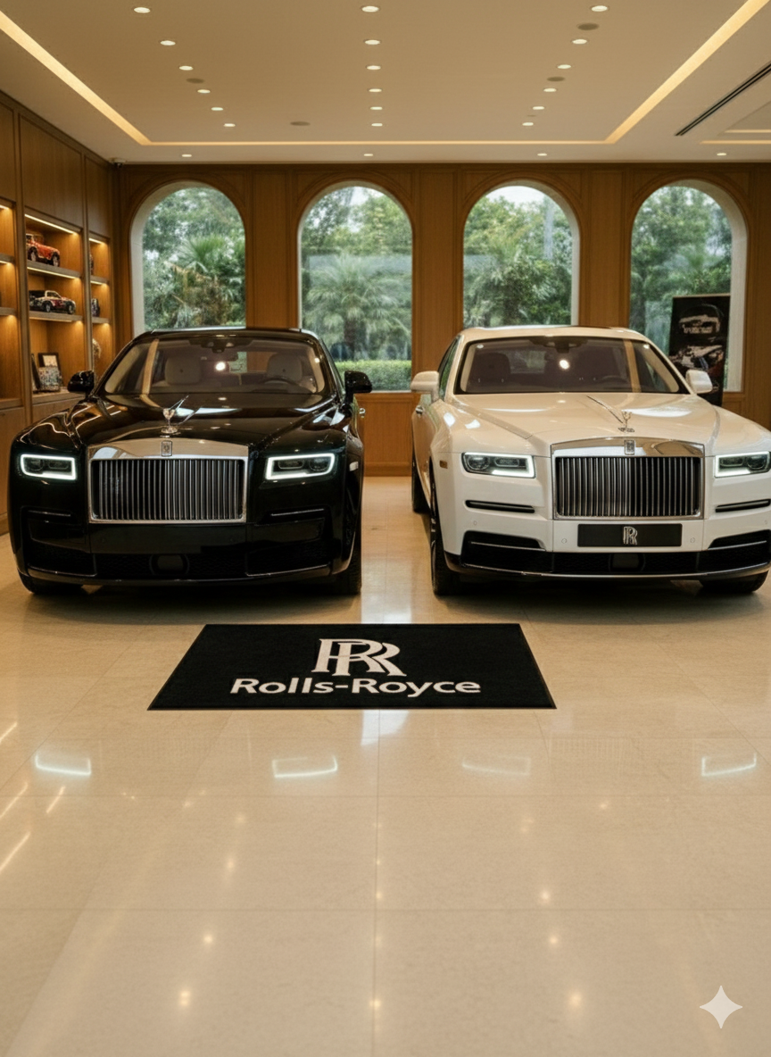 Rolls Royce Luxury Rug 59.1 × 86.6 inch Home, Garage & Display Carpet