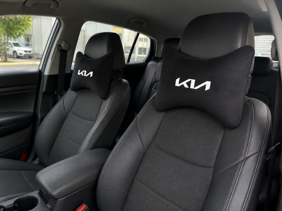 Kia Velvet Neck Pillow, 2pcs