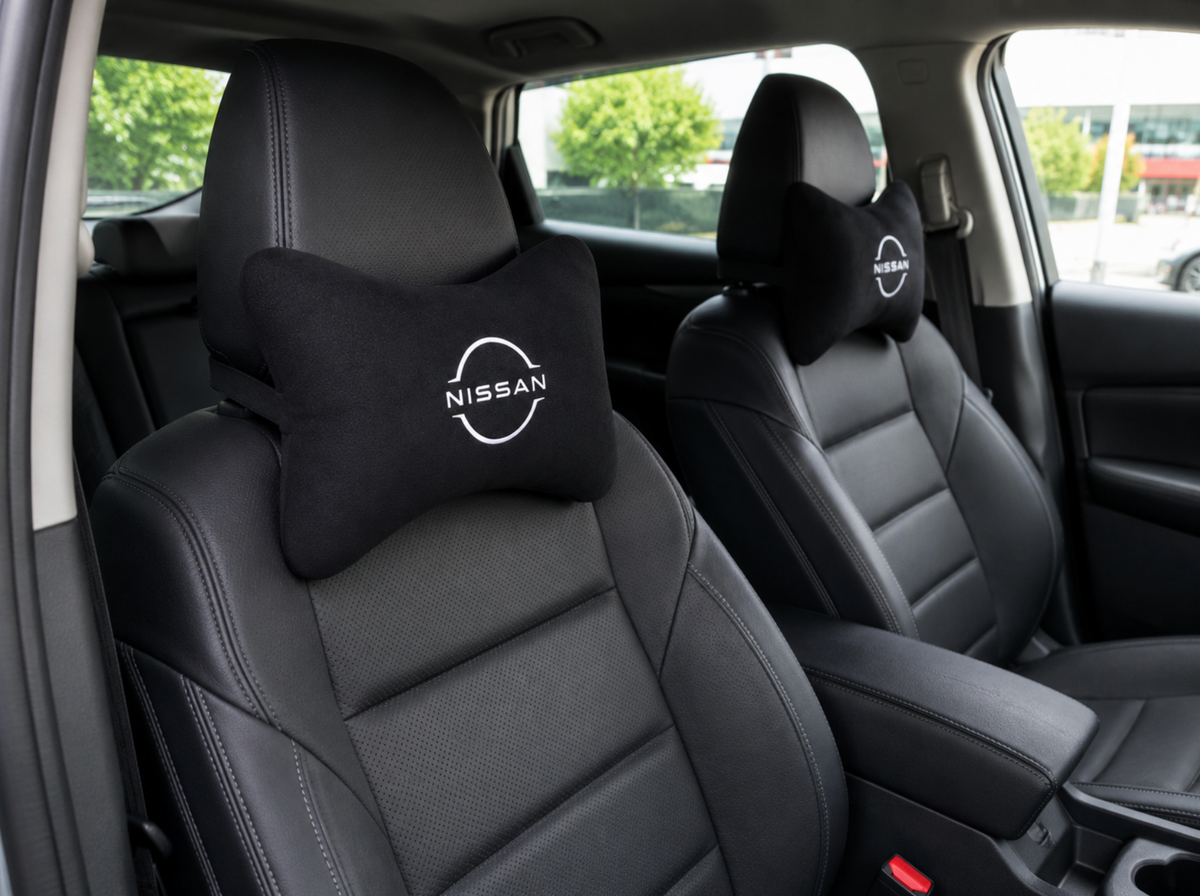 Nissan Velvet Neck Pillow, 2pcs