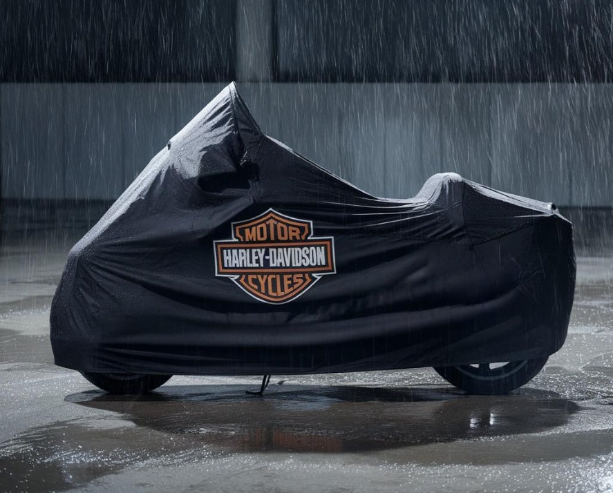 Harley Davidson Outdoor Motorcycle Cover - Rain and Hail Protection