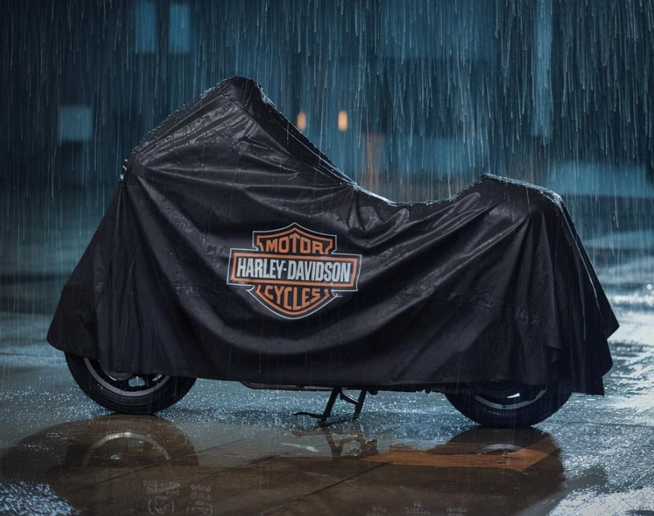 Harley Davidson Outdoor Motorcycle Cover - Rain and Hail Protection