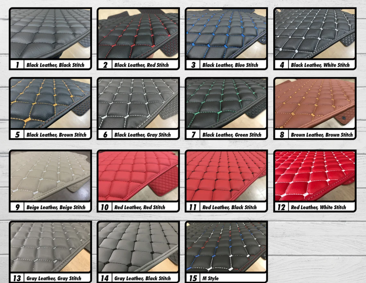For Audi R8 Car Floor Mats Custom fit Leather for all Audi R8 Model Waterproof Carpet Liner