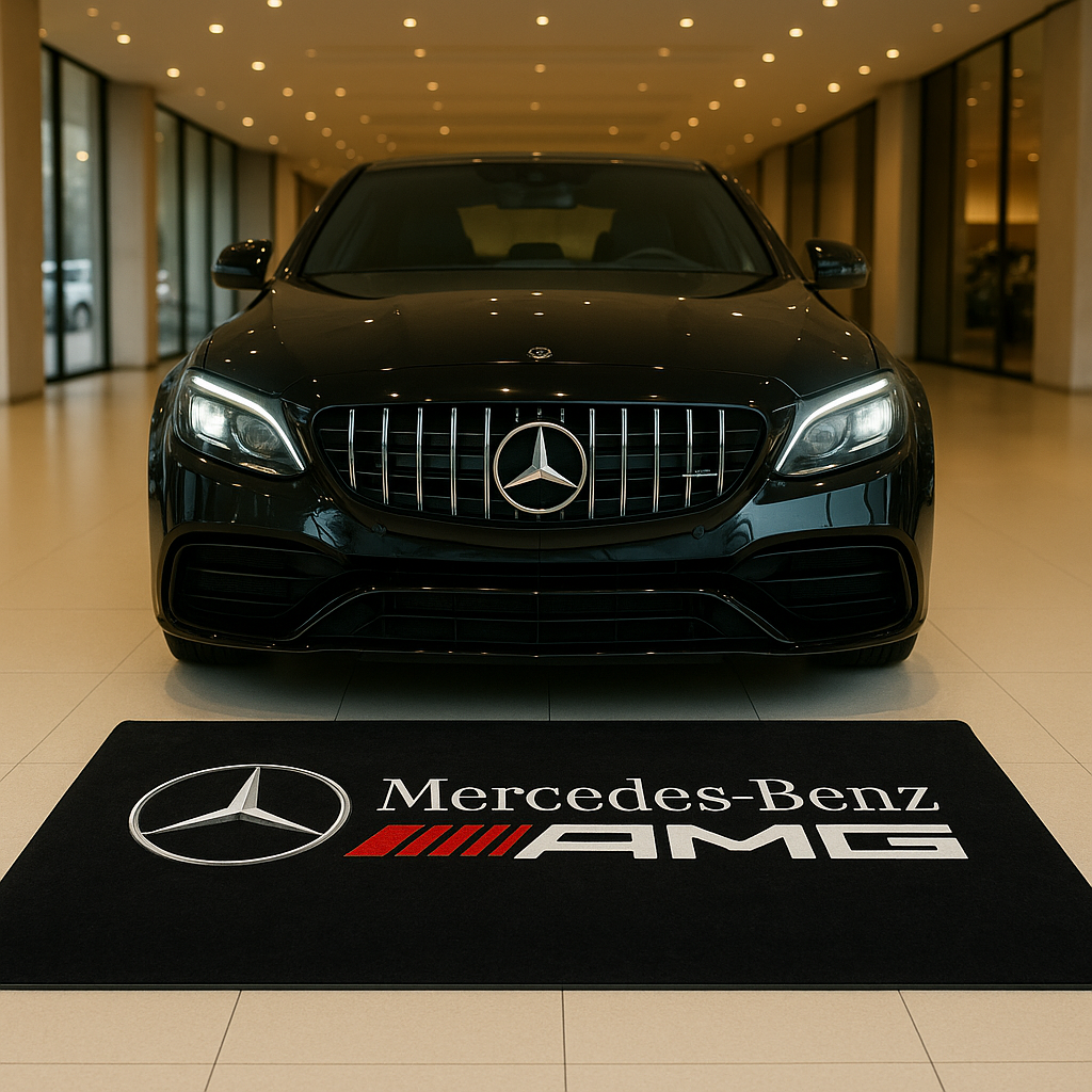 Mercedes Benz AMG Luxury Rug 59.1 × 86.6 inch Home, Garage & Display Carpet