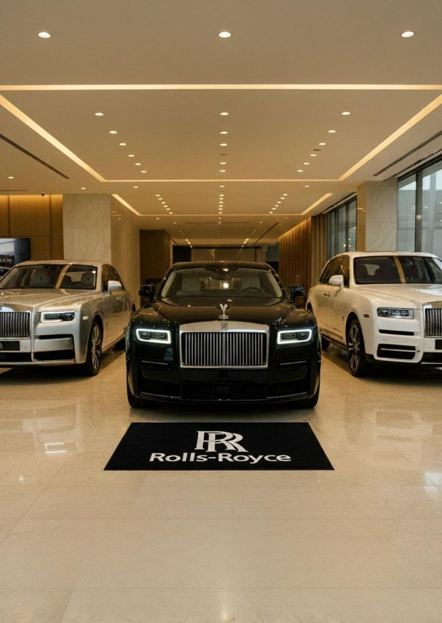 Rolls Royce Luxury Rug 59.1 × 86.6 inch Home, Garage & Display Carpet