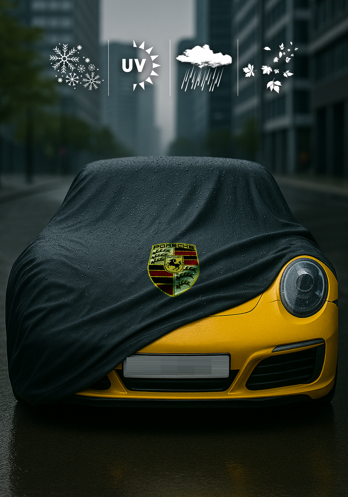 PORSCHE 911 992 2018-2024 Waterproof Car Cover Custom Fit
