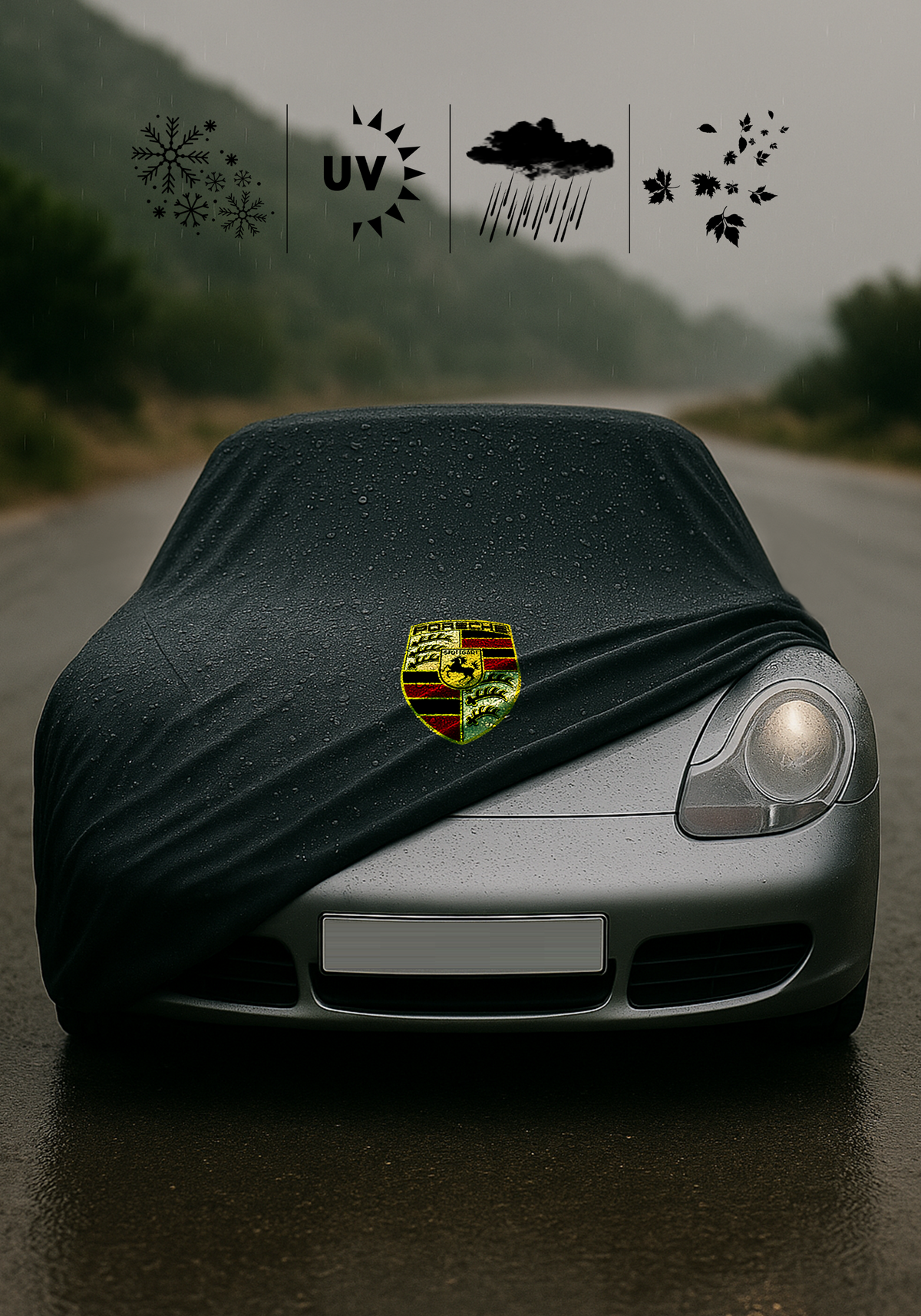 PORSCHE 911 996 Cabriolet 1998-2001 Waterproof Car Cover Custom Fit