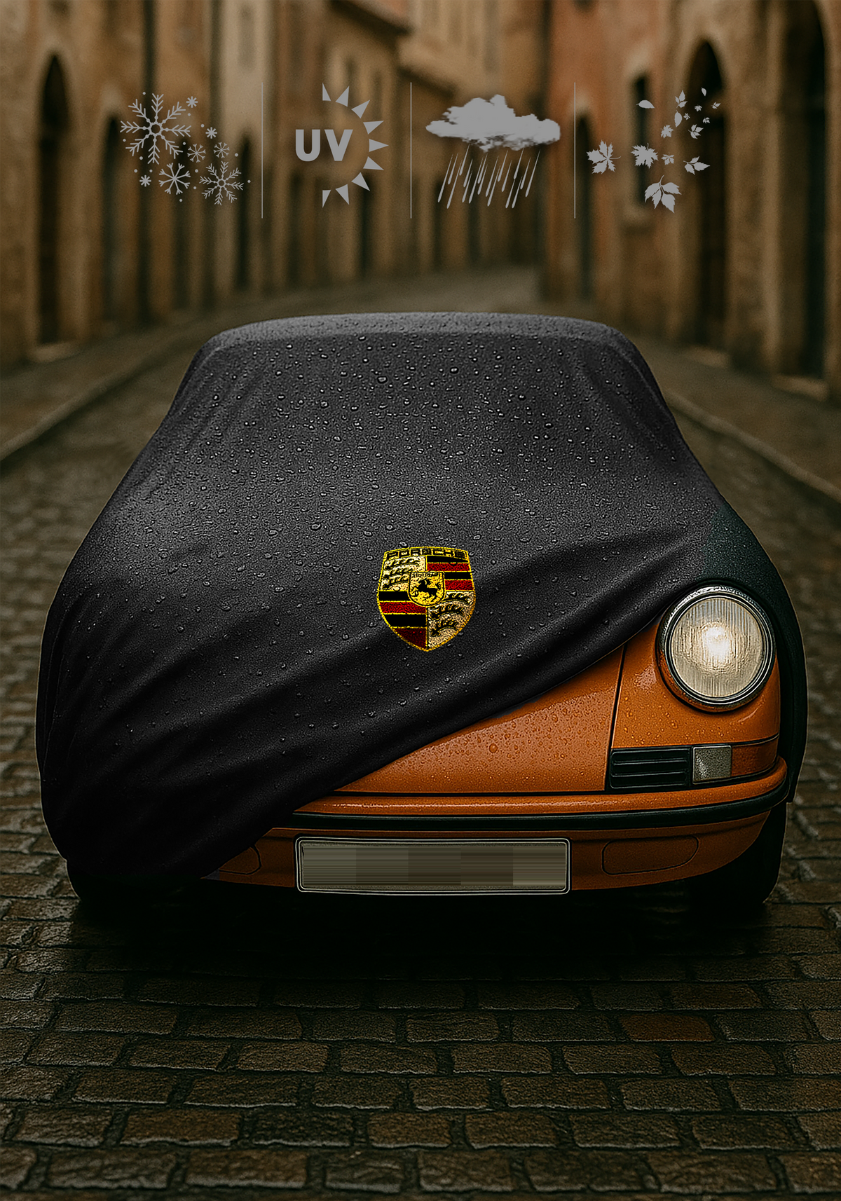 PORSCHE 911 TARGA 964 1989-1993 Waterproof Car Cover Custom Fit