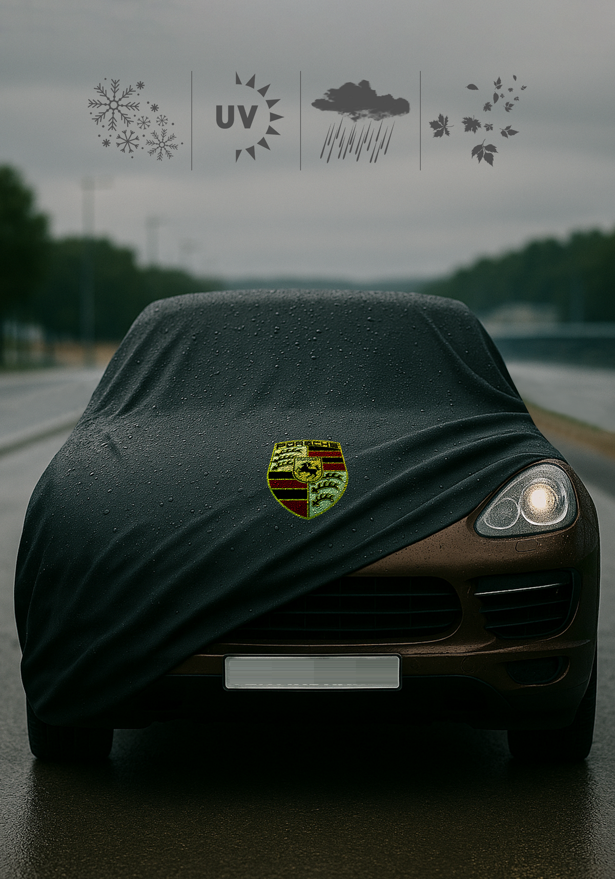 PORSCHE CAYENNE 2 2010-2017 Waterproof Car Cover Custom Fit