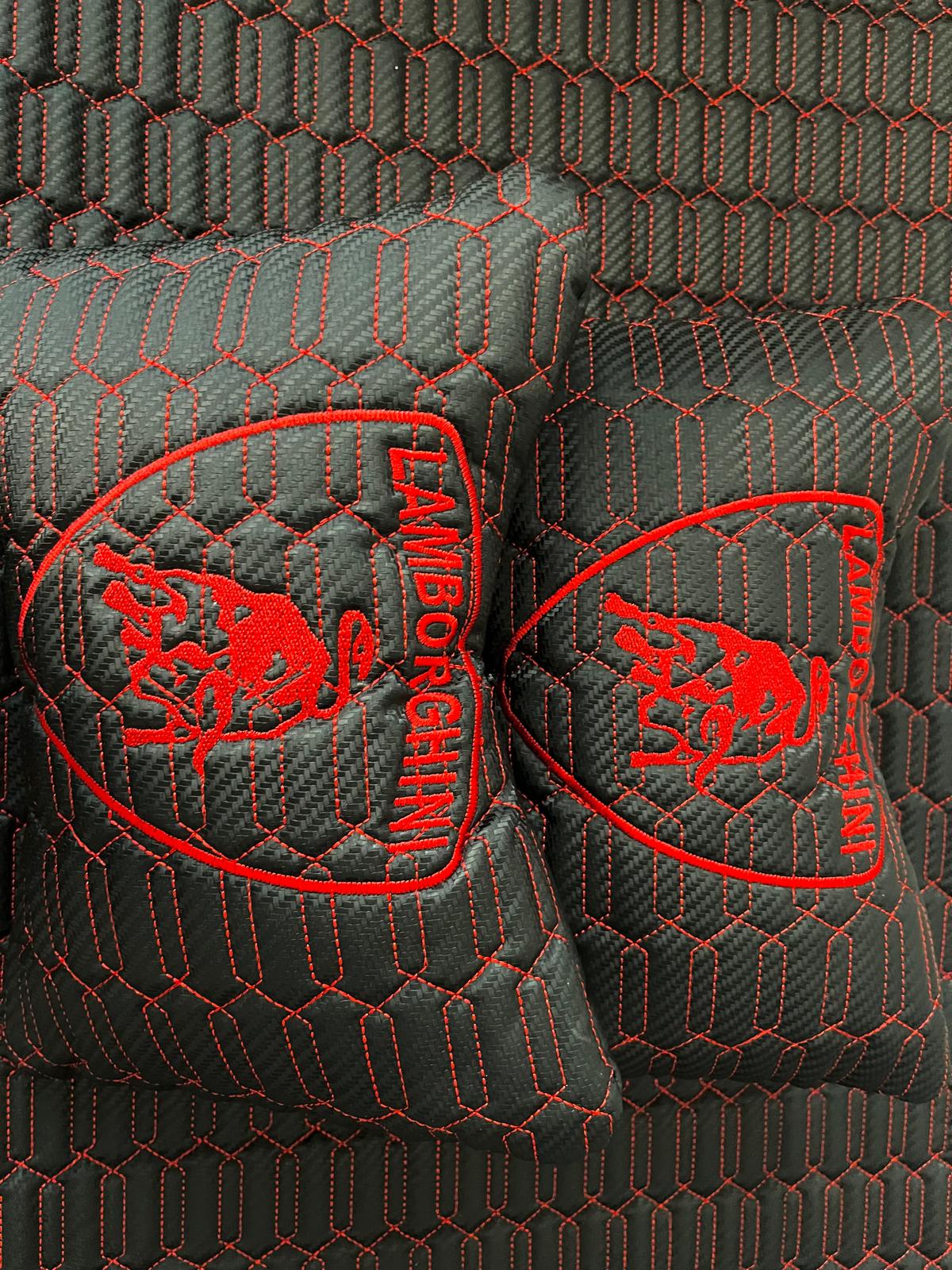 For Lamborghini URUS Car Floor Mats with Trunk Mat Custom fit Leather for all URUS Model Waterproof Carpet Liner and 2 Pillow
